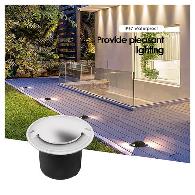 Merdiven Deck Adım Yeraltı Işığı 1W IP67 Dışarıda COB LED 12w Dört Taraflı Yayımlı Işıklar