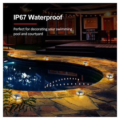 Dışarıdaki LED yürüyüş ışıkları IP67 Diametresi 70mm 3W Yüzey Montajlı Lamba İki yıllık Garantili Çıkartılmış LED Işıklar