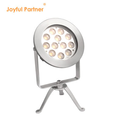 IP68 Dış LED Spot Light Paslanmaz Çelik DMX512 RGBW 12w Sualtı Kullanımı Destek DMX Kontrolörü