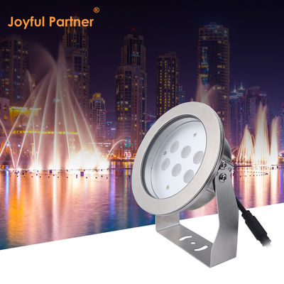 IP68 Suya dayanıklı Sualtı Fener 316L Paslanmaz Çelik DMX512 RGB / RGBW 4in1 LED DC12V/24V
