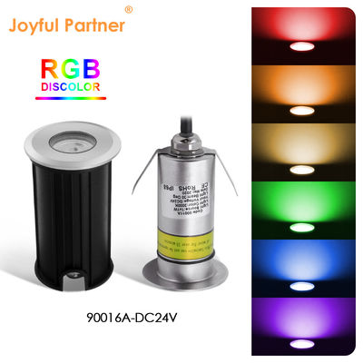 Yüzme Havuzu Sualtı Işığı Gömme Tip 1W 2W Çap 42mm Havuz Gölet Dekorasyonu İçin