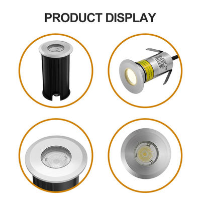 Yüzme Havuzu Sualtı Işığı Gömme Tip 1W 2W Çap 42mm Havuz Gölet Dekorasyonu İçin