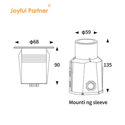 Mini LED Yüzme Havuzu Sualtı Hafif Paslanmaz Çelik 316 12V/24V DC Sıcak Beyaz