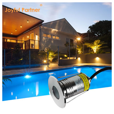 Mini LED Yüzme Havuzu Su Altı Işık Spa Lamba Paslanmaz Çelik 12V / 24V DC