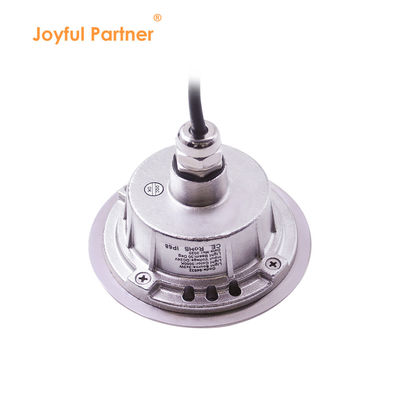 DIA 118mm IP68 304 Paslanmaz Çelik Sıcak Beyaz Su Altı LED Işık 3W DC24v plastik montaj kolyesi ile