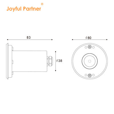 IP68 Su Altı LED Havuz Işıkları Paslanmaz Çelik 316 1W 2W Dalgıç Asimetrik Lens
