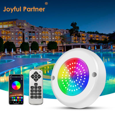 Duvar Montajlı Par56 ABS PC malzemesi ile havuz lambaları Dia 110mm 6W 10W IP68 Su geçirmez AC12v Dahili Kontant Akım Sürücüsü