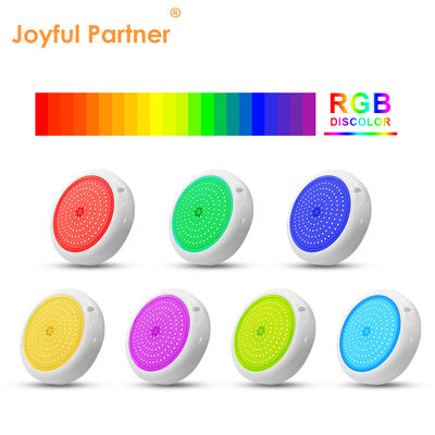 Led Yüzme Havuzu Işık RGB AC12v reçine dolu düz RGB ABS vücut sıcak beyaz yüzey monte fabrika özelleştirilmiş