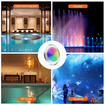 SUS316 Kapaklı IP68 DC12V 3000K Su Altı LED SPA Havuz Işığı