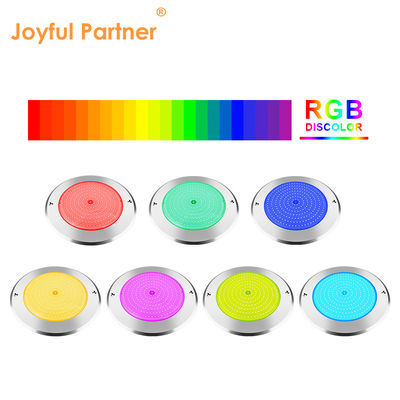 Sualtı Led Yüzme Havuzu Işıkları 316 Paslanmaz Çelik 25W Smd2835 reçine dolu Rgb 3000K