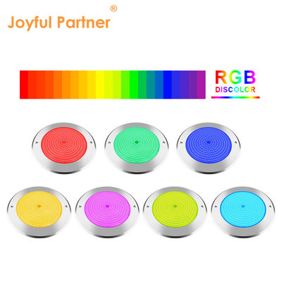 Sualtı Led Yüzme Havuzu Işıkları 316 Paslanmaz Çelik 25W Smd2835 reçine dolusu 3000K RGB Yüzme Havuzu Lampu SMD 2835 AC 12v IP68 Tam su geçirmez