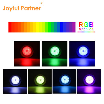 AC 12V Denizaltı IP68 RGB Değiştirme Kontrol PC 15W reçine dolu yüzey montajlı LED yüzme havuzu ışığı