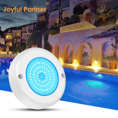 AC 12V Denizaltı IP68 RGB Değiştirme Kontrol PC 15W reçine dolu yüzey montajlı LED yüzme havuzu ışığı
