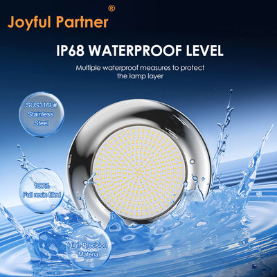 Joyful Havuz Işıkları 12v AC yükseltme SMD Çip RGB Renk IP68 Tüm Bir Set Tasarımı Beton Havuz için