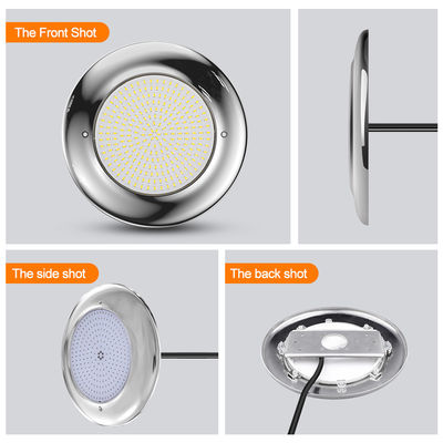 LED PAR56 Havuz Işığı 18W 35W IP68 Su Geçirmez AC12V Paslanmaz Çelik Dış Mekan Havuzları İçin