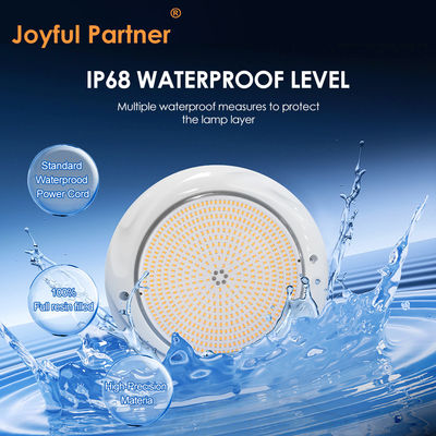 LED Yüzme Havuzu Işık Su Altı Lamba DIA230*35mm ABS Malzemesi IP68 42W Yüzey Montajlı