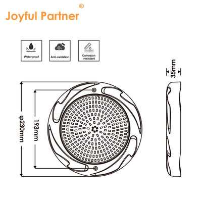 42W LED Su Altı Yüzme Havuzu Işık Muti-Renkli 230*35mm Dahili CC Sürücüsüyle