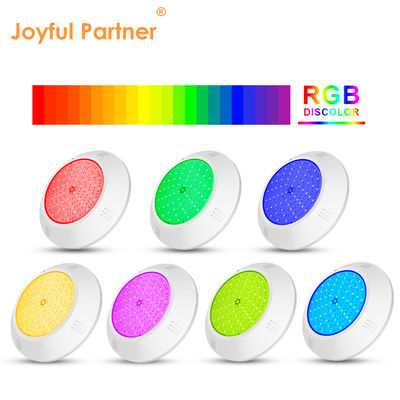 Epoksi reçine dolu sualtı havuzu ışık duvar monte ABS ev IP68 AC12V 18W Dia 260mm