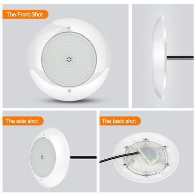 LED yüzme lambaları SMD 2835 AC12V 25W Sıcak Beyaz CE/RoHS/FCC/IP68 reçine dolu