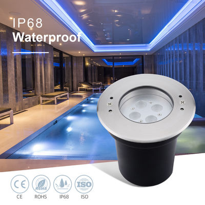 LED Su Altı Havuz Işıkları 4W 8W 12W 24VDC IP68 Su geçirmez Paslanmaz Çelik 316 RGB 3in1 Yüzme Havuzları için