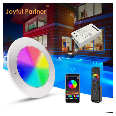 Su geçirmez PAR56 LED Havuz Işığı 316 SS ABS ev Ultra İnce 7.5mm reçine dolu Duvar Montajlı 230MM 18W 25W DC AC12V
