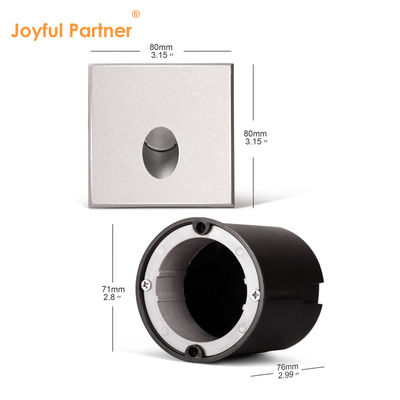 Akıllı LED Duvar Lambası IP65 Alüminyum Beden kare Şekli DC 24v 1w 2w 3w LED Merdiven Işığı Koridor için