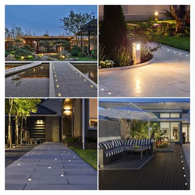 IP67 Su geçirmez Dış Stainless Steel 316 Mini 1W Beton LED Yeraltı Yeraltı Çıkışlı Işıklar