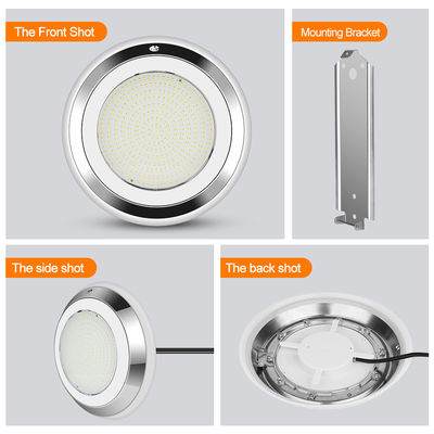 IP68 280mm Duvar Montajlı Paslanmaz Çelik RGB Su Altı LED Yüzme Havuzu Işığı