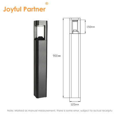 Bahçe Çimleri Aydınlatma AC110-265V Alüminyum Beden L120*W120*H300MM Dekorasyon için Yüksek Verimlilik