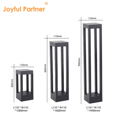 Bahçe Taşları Işıkları CREE Led 8W Güçlü Kaplı Alüminyum Yüksekliği 600mm AC 110-285V Tek Renkli Toz geçirmez