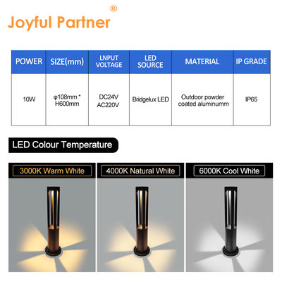 LED Zemin Sokak Aydınlatması Bridgelux LED 10W Alüminyum Malzeme 220v ile Modern Dekorasyon için 360 Derece Aydınlatma