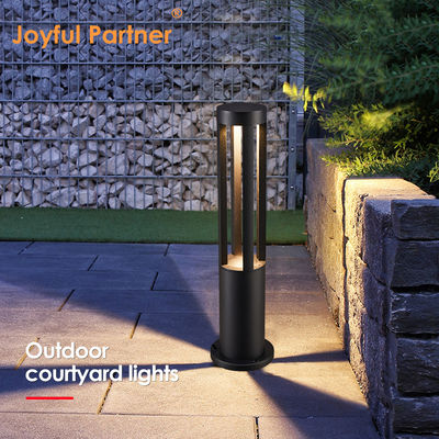 10W LED 600mm 800mm Alüminyum Ekstrüzyon Bollard Arazi Çim Işığı Bahçe Sanatı için 220V/24V