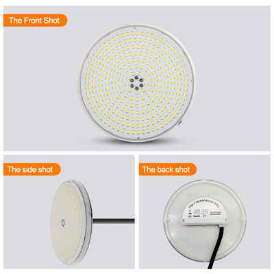 Epoksi reçine dolu LED havuz ışığı panosu Sıcak Beyaz PAR56 Değiştirme ampul ø178*25mm