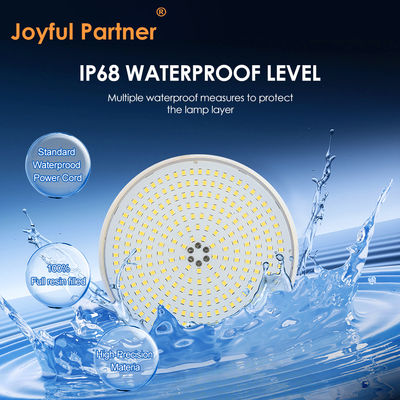 Epoksi reçine dolu LED havuz ışığı panosu Sıcak Beyaz PAR56 Değiştirme ampul ø178*25mm