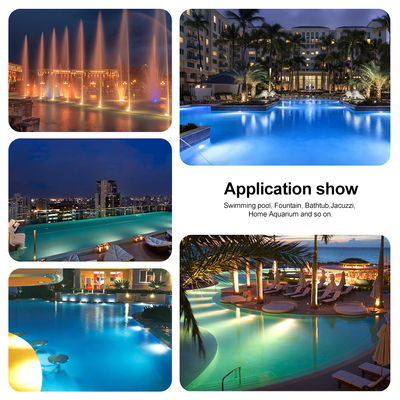 IP68 Su geçirmez 18W Sıcak Beyaz veya Soğuk Beyaz Yüzme Havuzu Işık Lambası 18W LED Sualtı Işığı