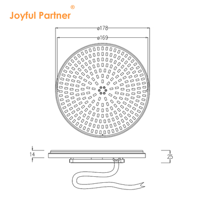 Joyful Lamp LED Havuz Işığı Değiştirme ampulü AC12V 24V RGB Renk Değiştirme Su Altı Lampası Fabrikadan