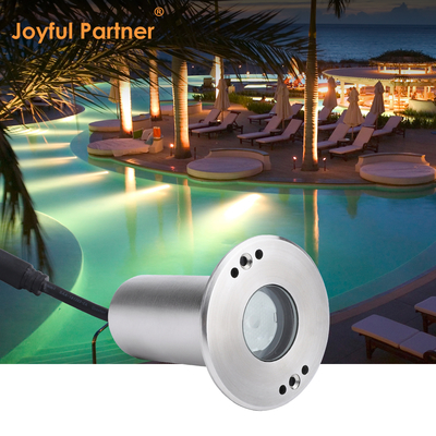 LED Mini Su Geçirmez Gömme İşaretleyici 1W 12V DC 8° Dar Işıma Açısı IP68 Dış Mekan Peyzaj Aydınlatması