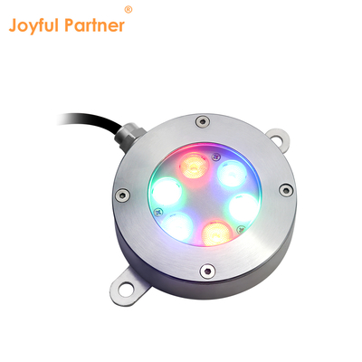 Yeni Geliş RGB 3 in 1 renk yüksek güç 18W 316 Paslanmaz Çelik LED Düz UIU Type Bracket ile Sualtı Işığı