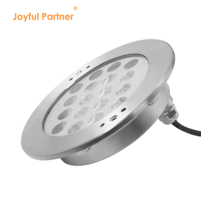 Gömme Su Altı Işığı DC24V 18W RGB 316 Paslanmaz Çelik IP68 Uzaktan Kumanda ve Transformatörlü
