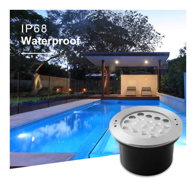 Su Altı Havuz Lamp Lighting Su geçirmez IP68 12V Paslanmaz Çelik 18W 36W LED Tek Renkli CE ROHS Sertifikası