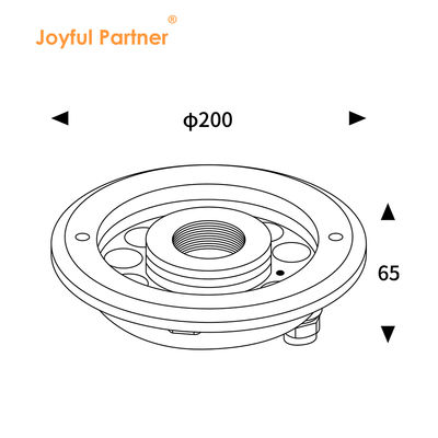 Paslanmaz çelik dalgıç LED çeşme ışığı IP68 DC24V CE sertifikalı