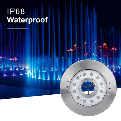 YÜKSEK GÜÇLÜ IP68 SU GEÇİRMEZ 12W 18W FOUNTAIN RGB LED IŞIK CE ROHS SERTİFİKALARI İLE