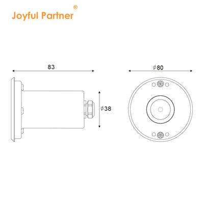 Yüzme havuzu ışığı 3W DC24V SS Malzeme CE Sertifikalı Uzun Süren Derin Anti-Parlama Karton Paketle