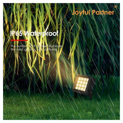 Dış LED Bahçe Noktası Işığı Ölçümlü Alüminyum Kare 130*130mm 16x1W LED Dış Kullanım için