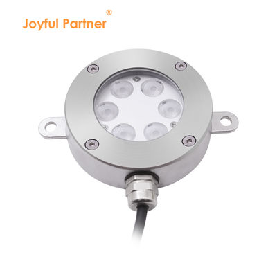 DMX512 Kontrol Edilebilir LED Fıskiye Lambası DC24V 12W 3000K Paslanmaz Çelik IP68 Peyzaj Sualtı İçin