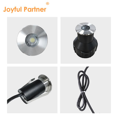 Zemine Gömülü Lamba 3 Watt 55mm Çap CRI 85/90 DC24V Alüminyum Malzeme Asimetrik Lens Otopark İçin