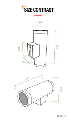 Cree COB 10W Duvar Lambası Modern Tarz Aydınlatma Alüminyum Gövde Led Dış Mekan Duvar Lambası Fikstürleri