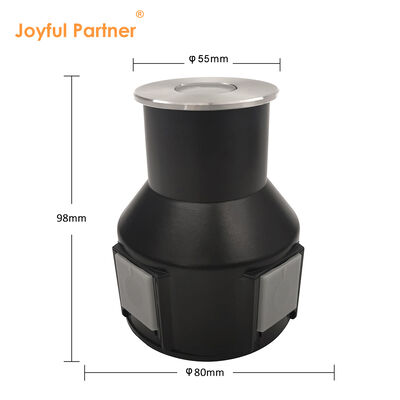 LED Yeraltı Yukarı Işığı 1W 2W DIA55MM Alüminyum Konut CRI85 6000K Gün ışığı