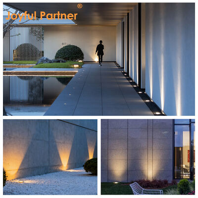 Joyful Partner Deck Step Garden Lights Düşük Voltaj 12 24V 6W CREE COB Sıcak Beyaz Kare