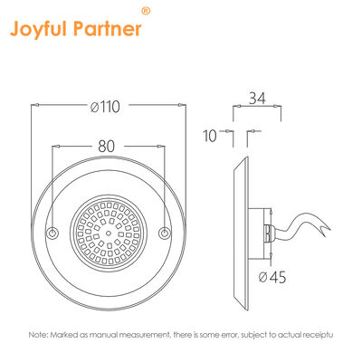 LED Havuz Işıkları DC12V 42W 10MM Kalınlığı Entegre SMD 2835 RGB Renk Değiştirme reçine Paslanmaz Çelik malzemesi ile doldurulmuş